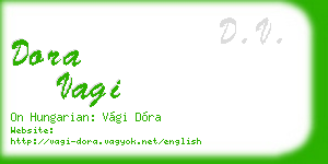 dora vagi business card